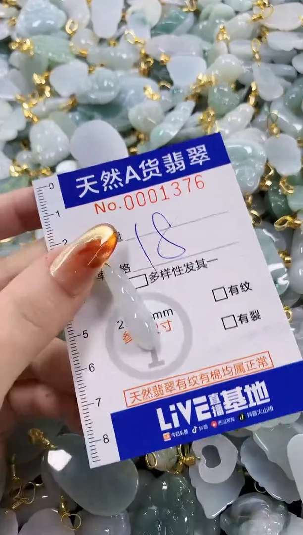 颈饰未镶嵌翡翠天然A货翡翠