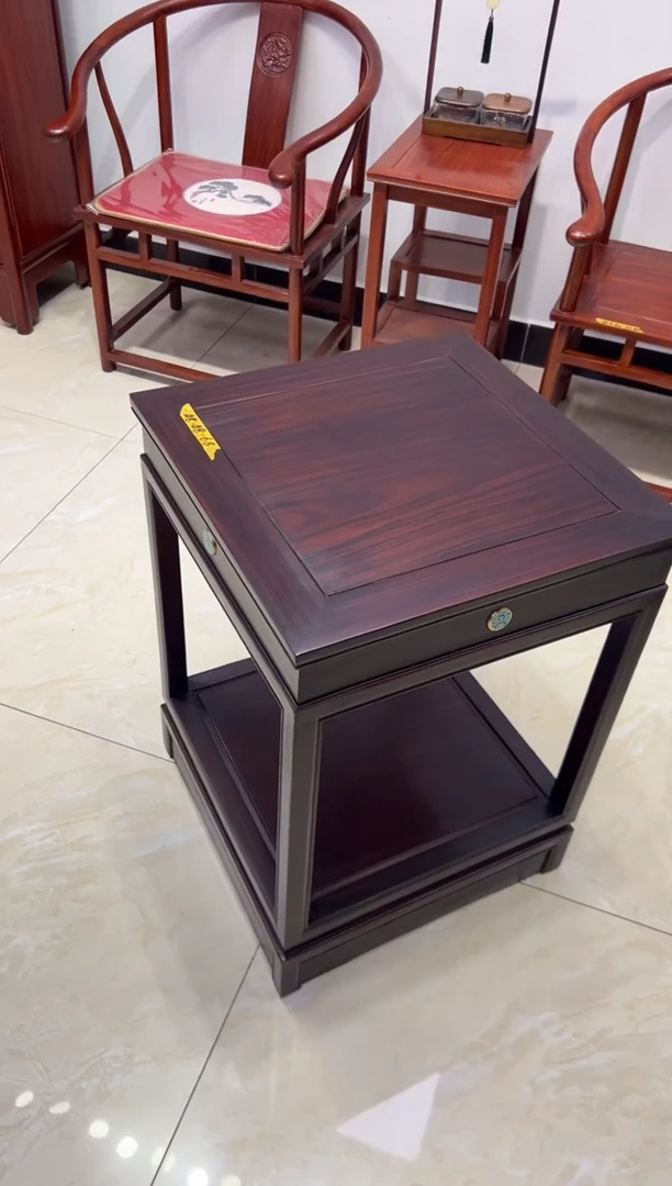 黑酸枝木类成套家具方几