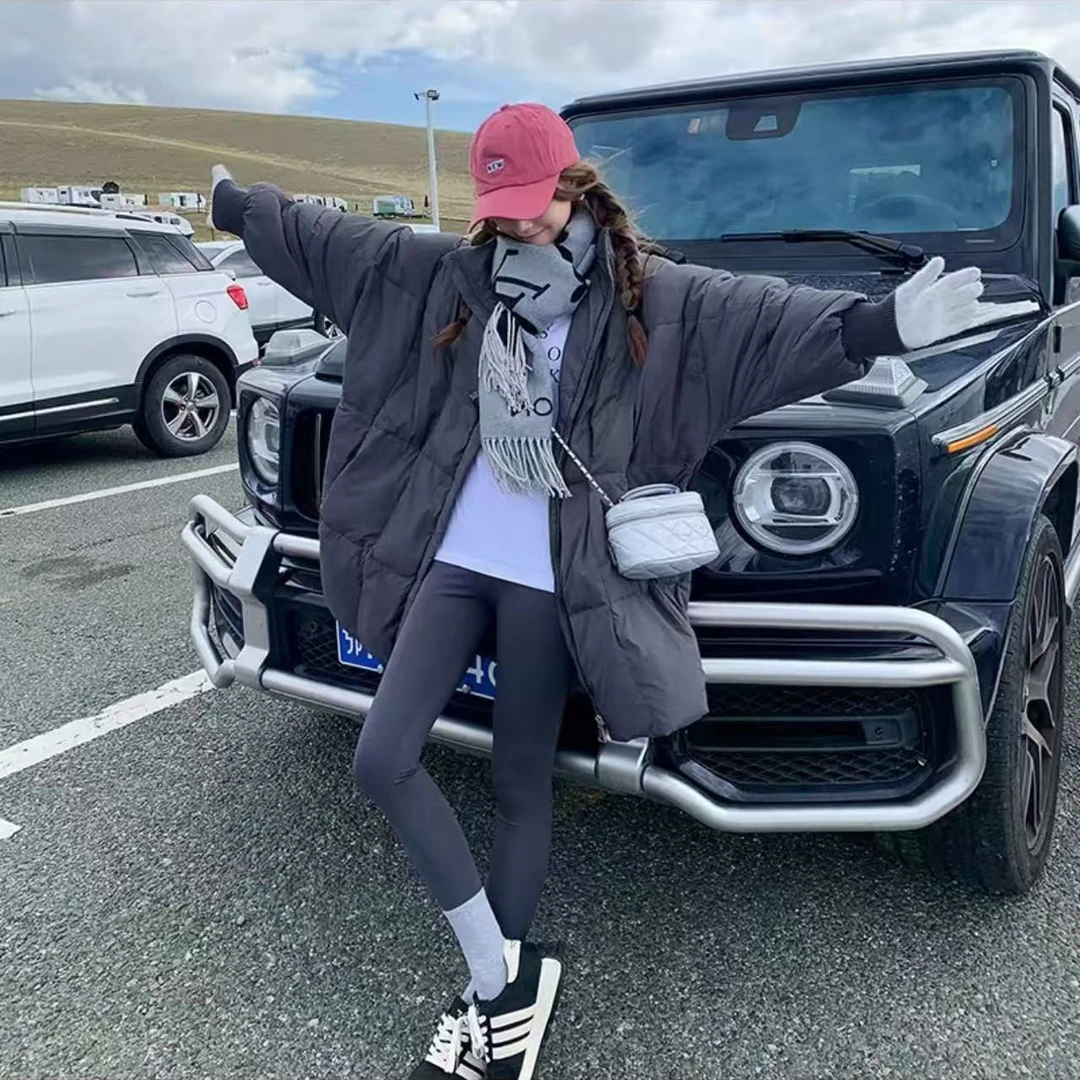 2025年新款棉服女冬中长款韩版宽松棉袄外套潮流高级感加厚棉衣潮