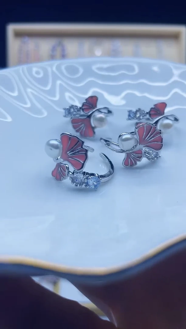 未镶嵌戒指淡水珍珠戒指多样性发其一