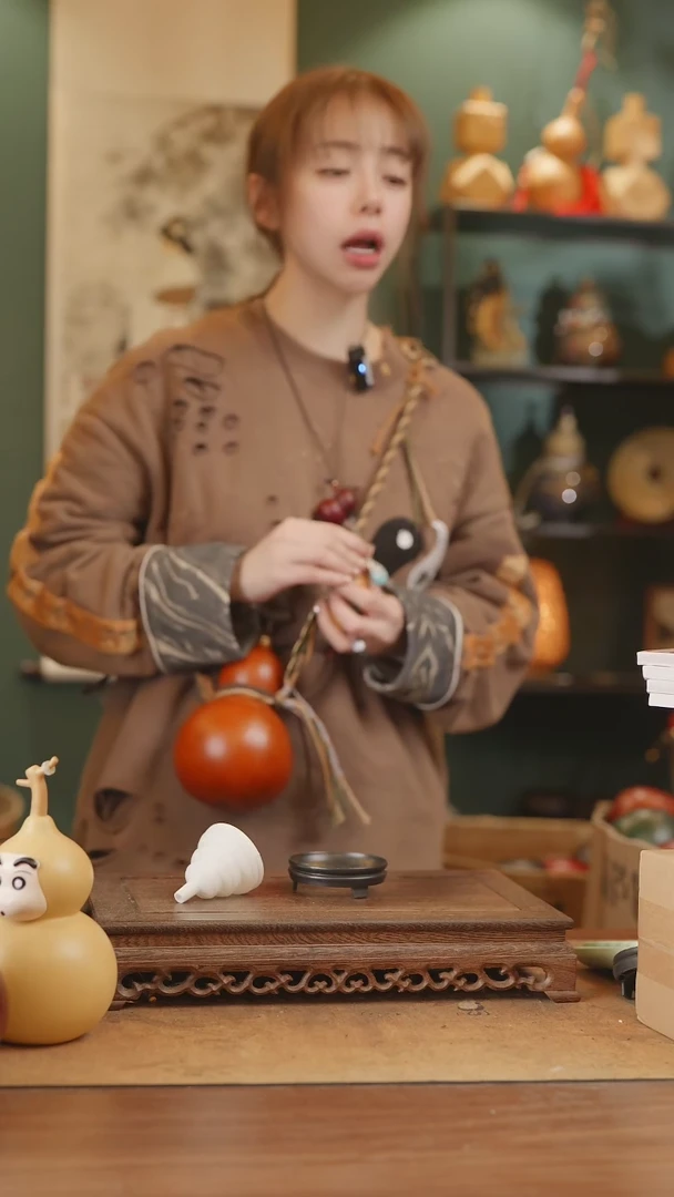 【闪购商品】302号精品天然大漆工艺防渗内胆酒葫芦~