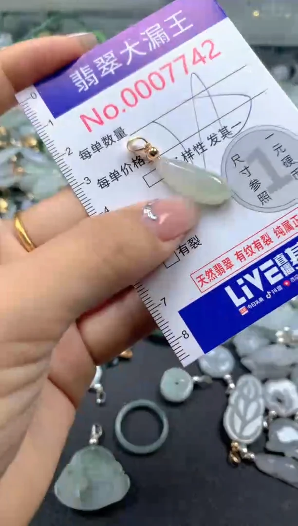颈饰未镶嵌翡翠7742