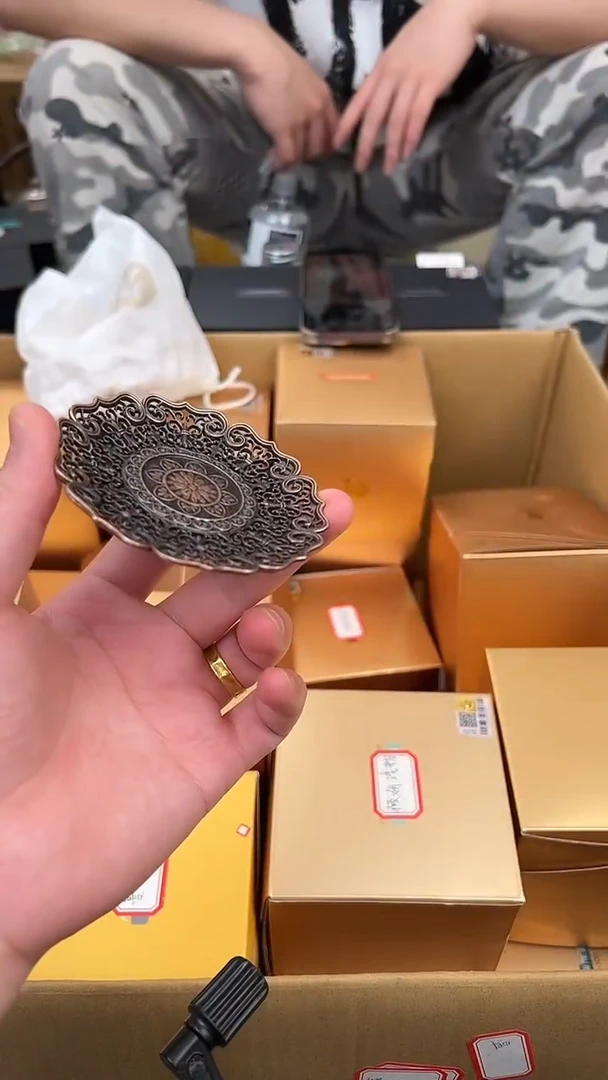 @@禾器茶道古铜杯垫