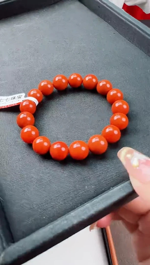 【闪购商品】南红玛瑙瓦西手串12+未镶嵌川料