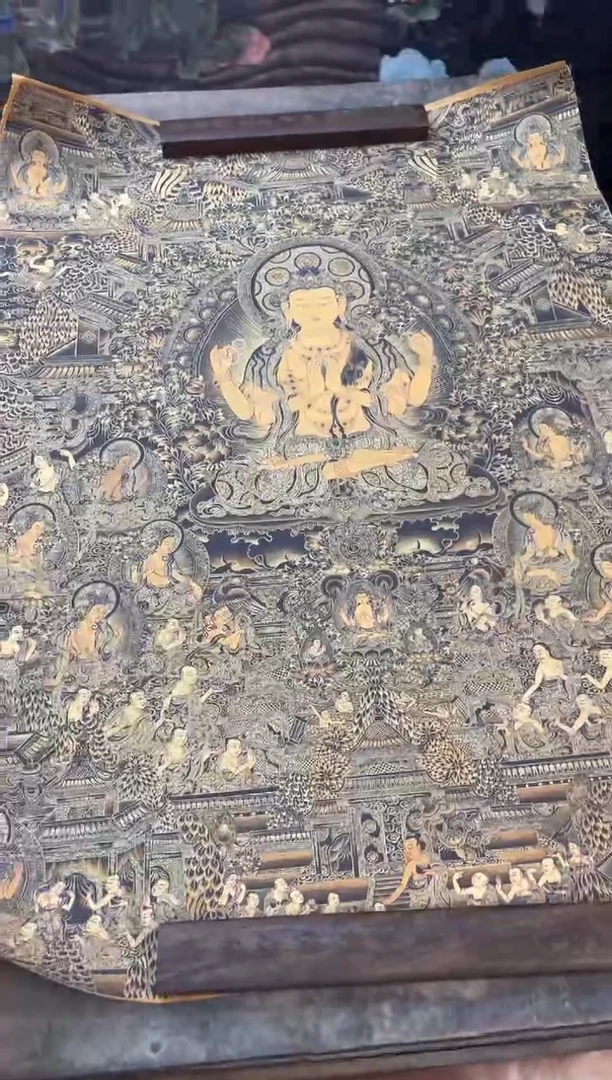 卷轴画大朱画院老六专属AA122