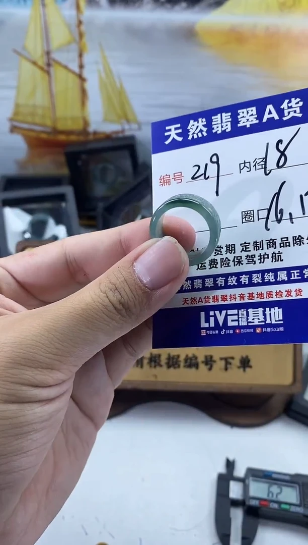 未镶嵌戒圈翡翠219
