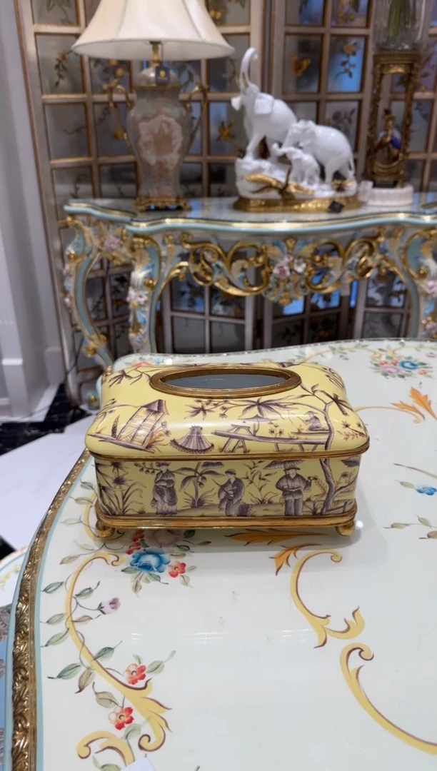 【闪购商品】陶瓷纸巾盒