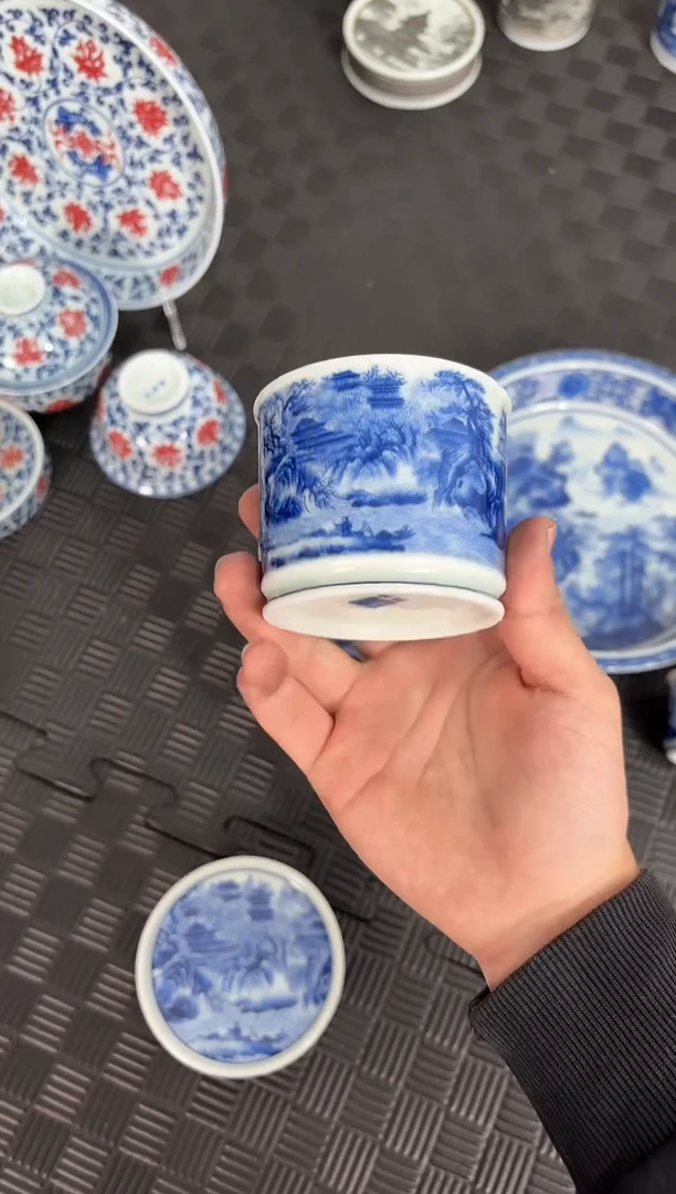 其他景德镇陶瓷茶具春山图主人杯