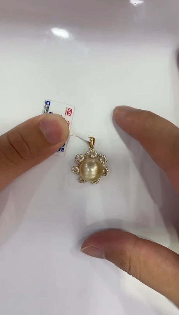 海水珍珠银S925镶嵌颈饰清货