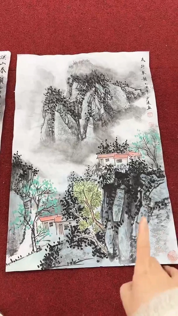 国画卢少波/国画/花鸟