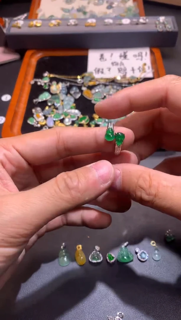 【闪购商品】翡翠吊坠(不含链)银S925镶嵌1