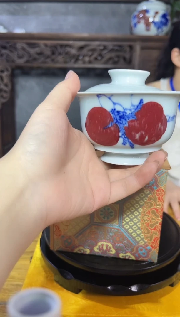 摆件FQ0132/4盖碗