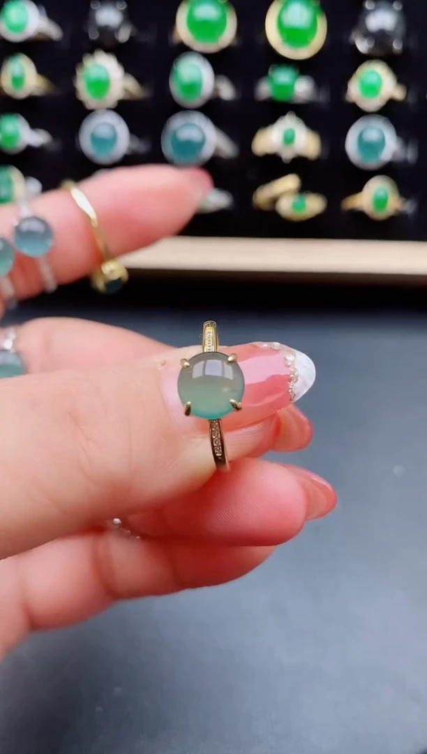 【闪购商品】翡翠戒指银S925镶嵌121212