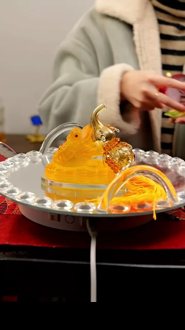 【闪购商品】琉璃金蟾香薰摆件