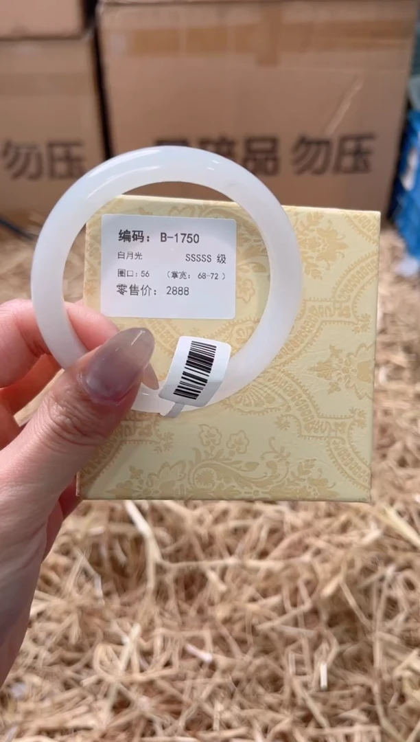 未镶嵌手镯石英质玉B-1750