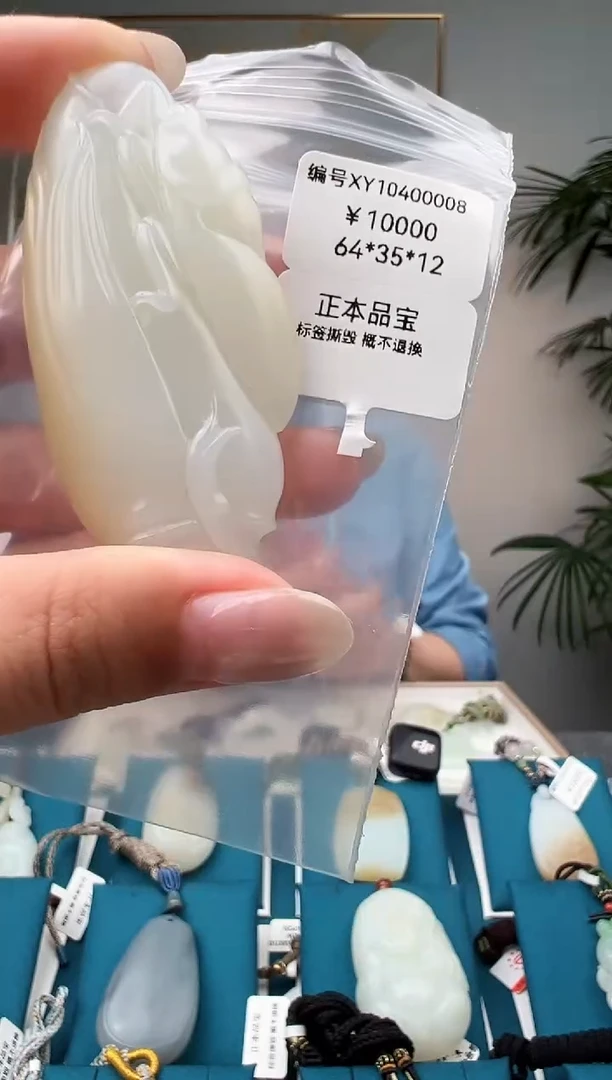 颈饰未镶嵌和田玉吊坠   XY
