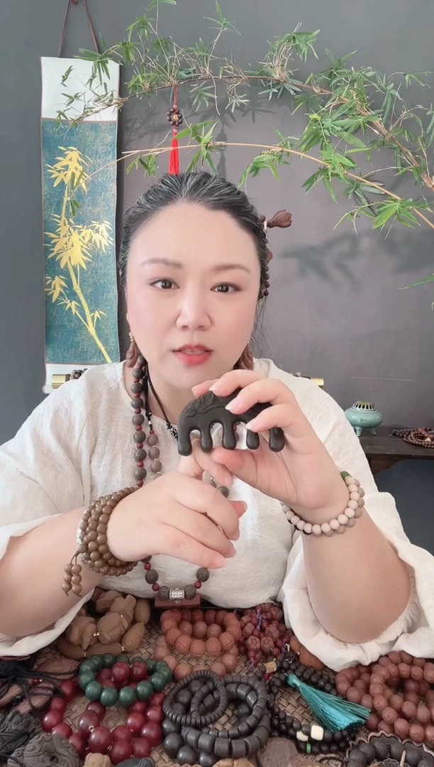 珠串【息肌花苞耳钉】古法合香