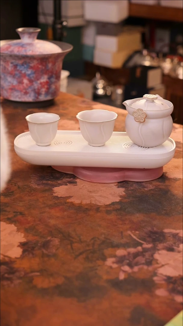 【闪购商品】陶瓷茶具（无礼盒无茶盘）@@A11124