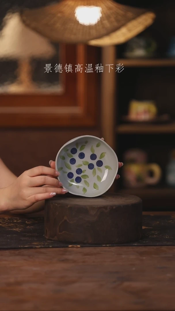 景德镇高温釉下手绘陶瓷190