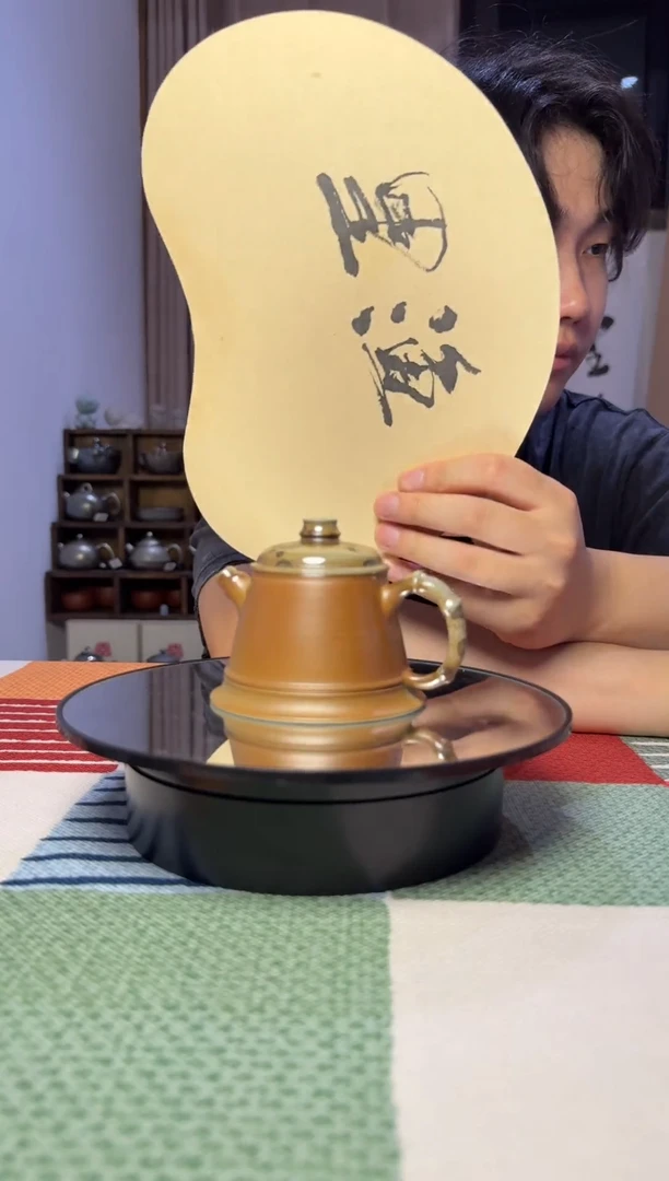 湘妃竹系列金钟器柴烧壶