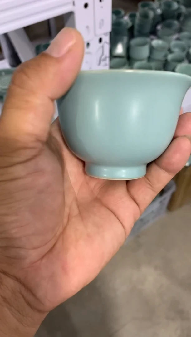 【清！一件不留】汝窑、茶壶盖碗茶杯主人杯微矿点