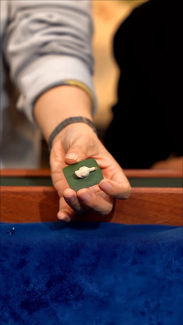 宜兴紫砂 紫砂主人杯 WXT  蕉绿