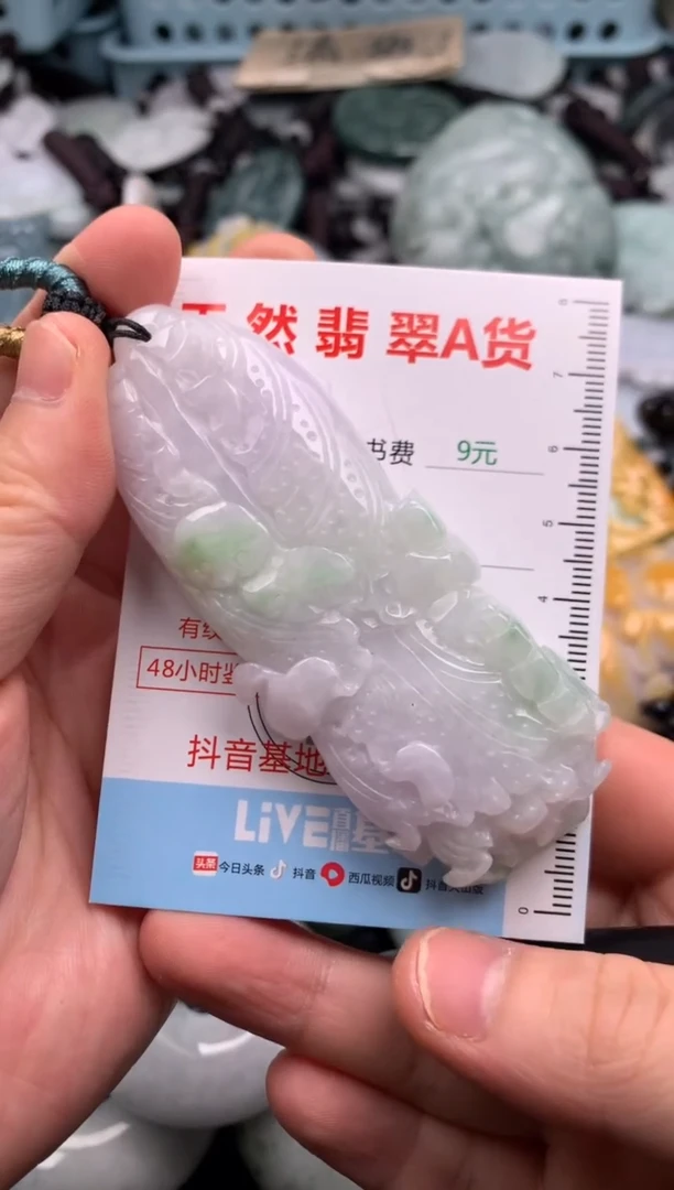 翡翠未镶嵌吊坠(不含链)1