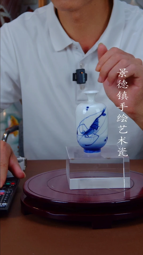 现代景德镇手工手绘陶瓷摆件2