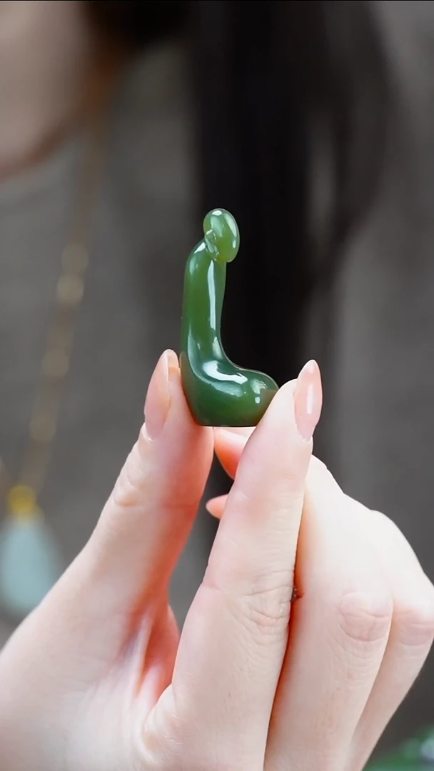 未镶嵌和田玉摆件悟道