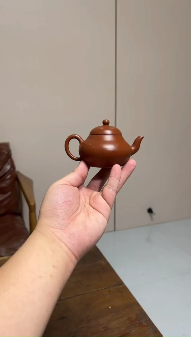 茶壶紫砂文**大薄胎梨行壶