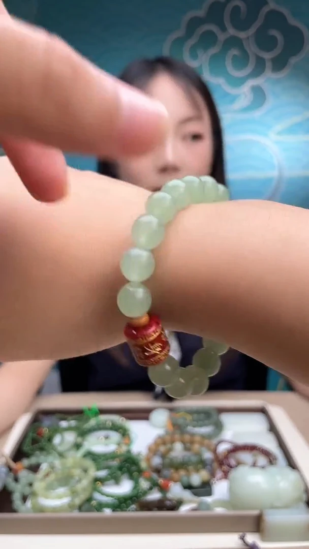 东陵石未镶嵌手串2