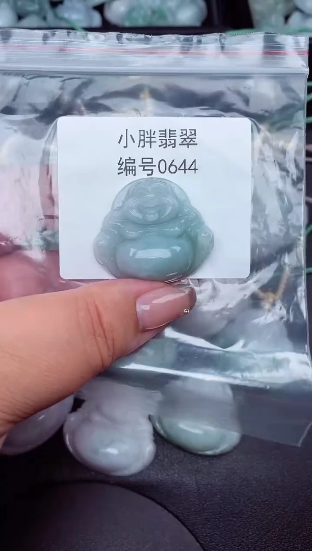 翡翠未镶嵌颈饰缅甸天然A货翡翠0644