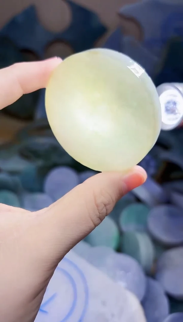 翡翠未镶嵌颈饰翡翠A货 江谭216