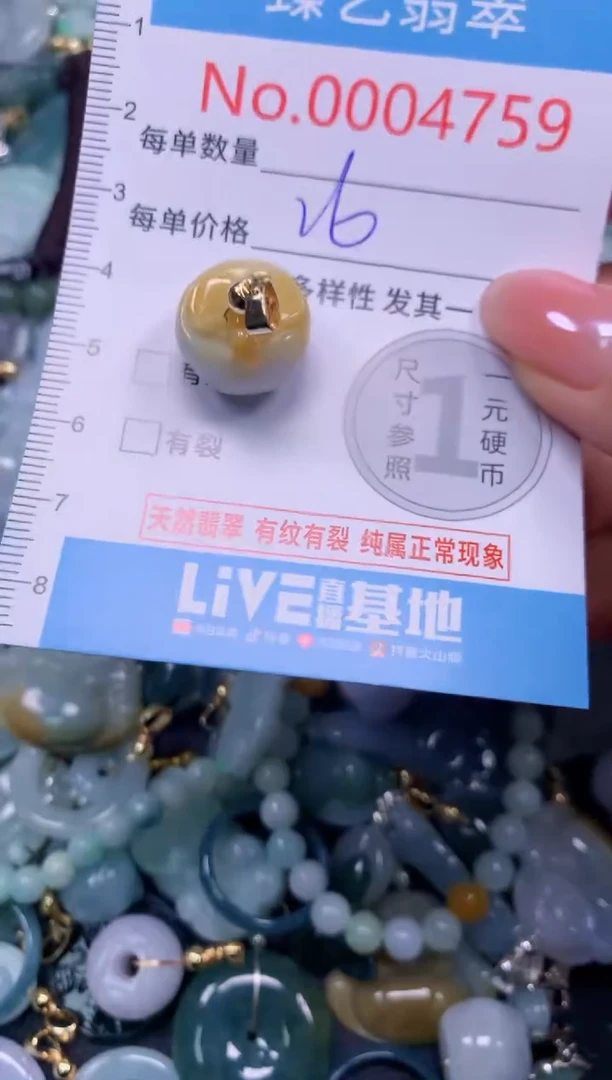 颈饰未镶嵌翡翠4759
