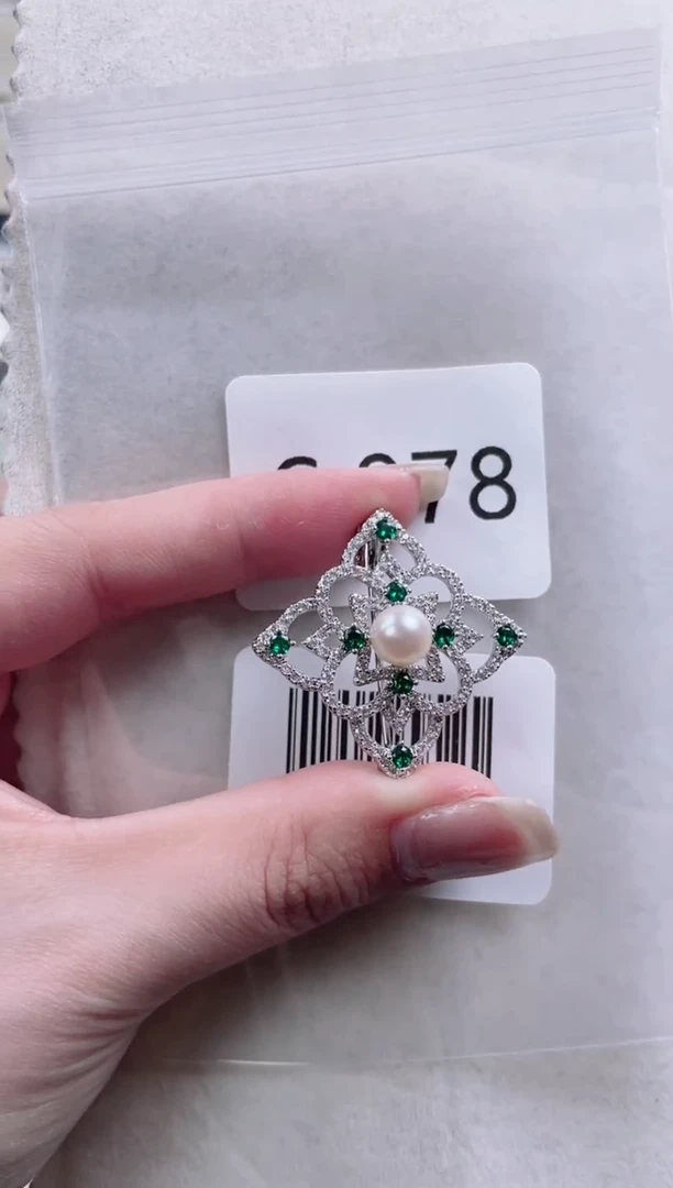 【闪购商品】海水珍珠胸针未镶嵌S978