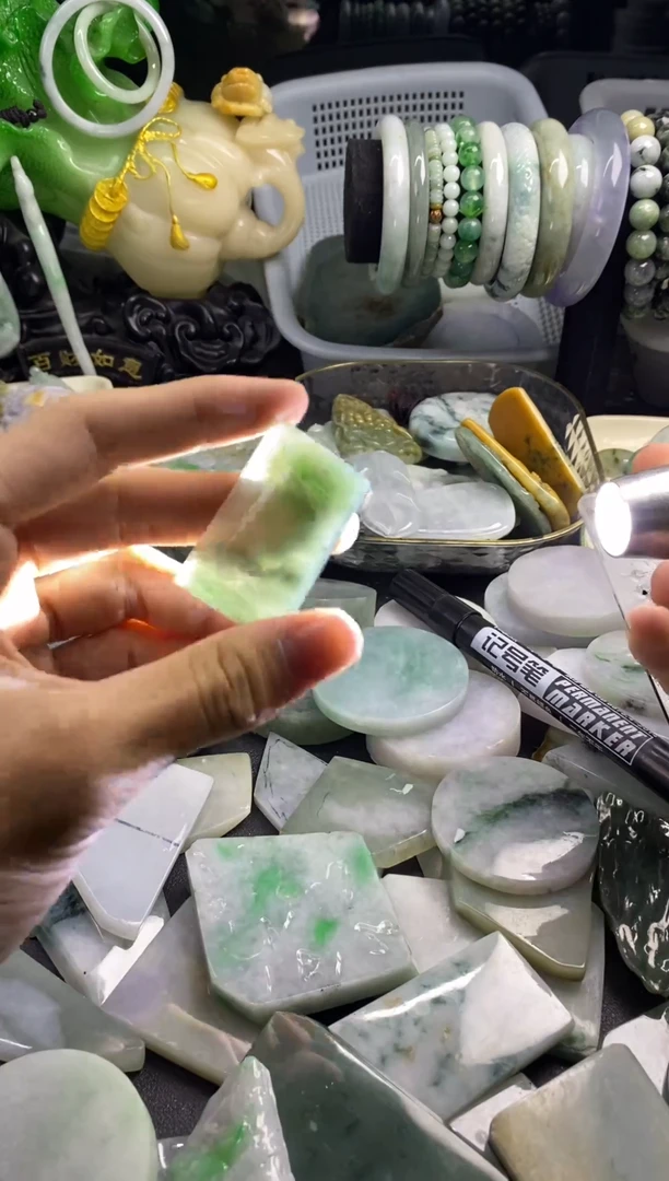 散珠翡翠翡翠A货8