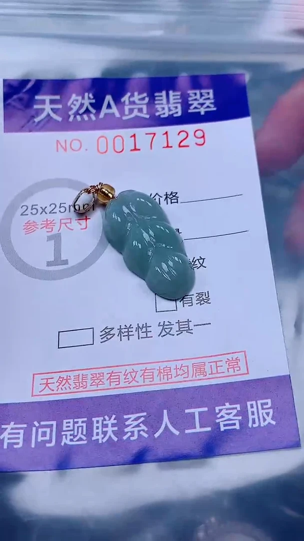 吊坠(不含链)未镶嵌翡翠1