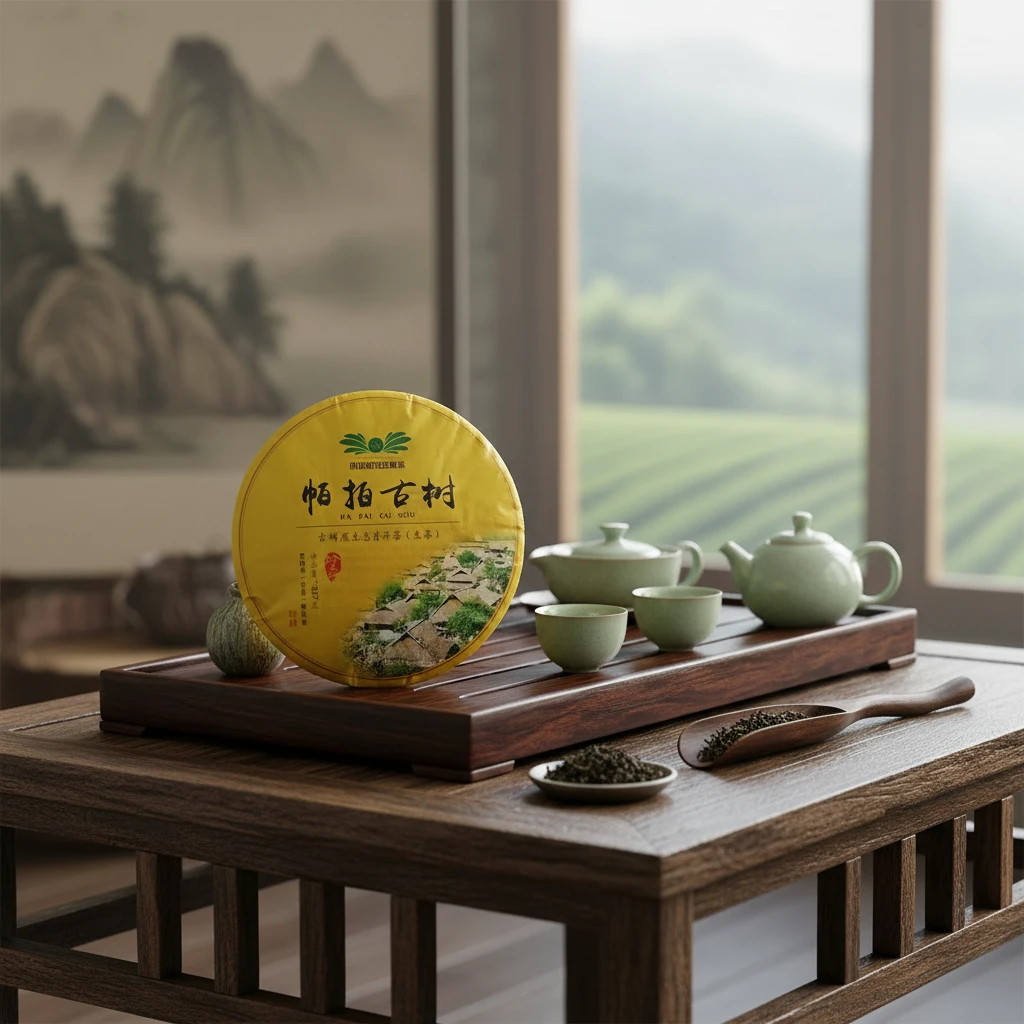 2022年 帕拍古树茶 普洱生茶  357g 1饼