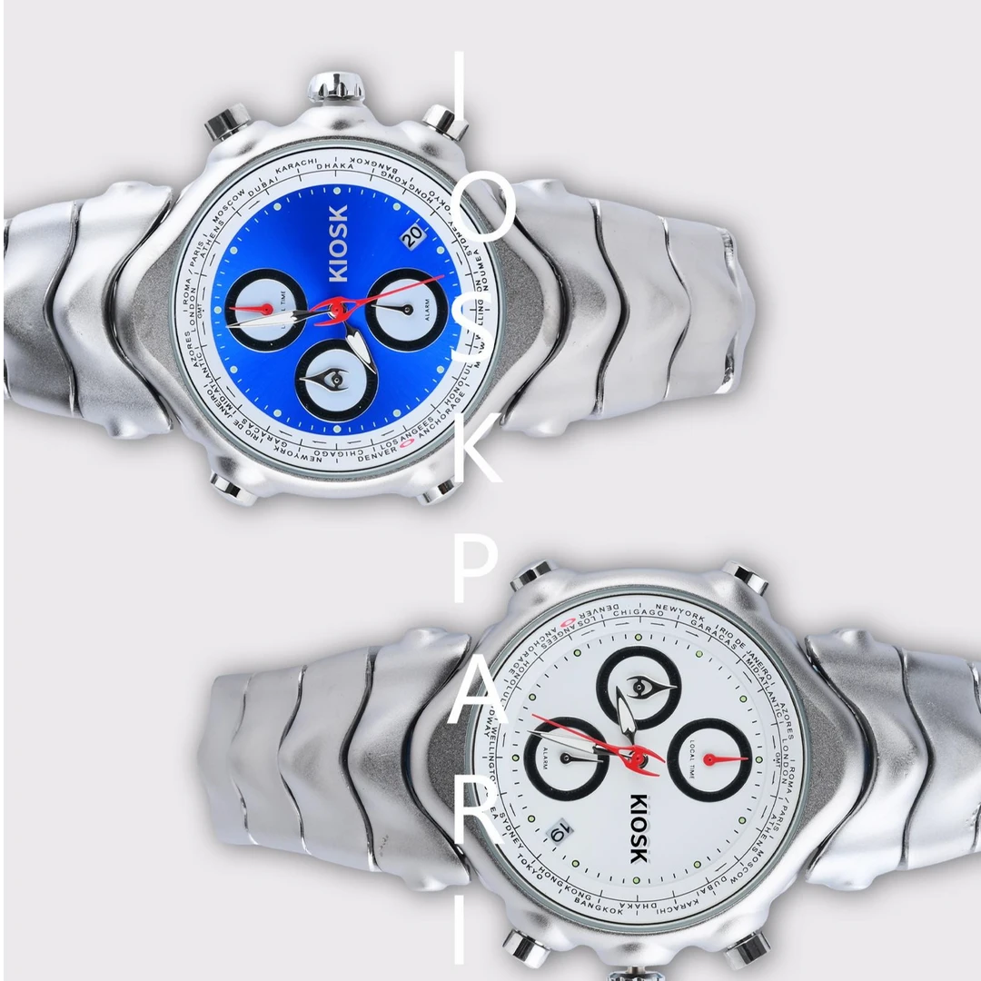 KIOSK异形手表三眼法官oak复古男时尚潮高级手表男款爆款2025新款