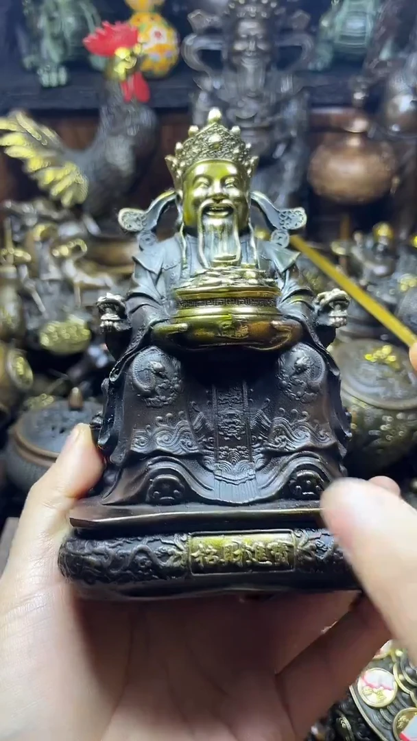 闪购链接，点击下单，有运费险，铜摆件