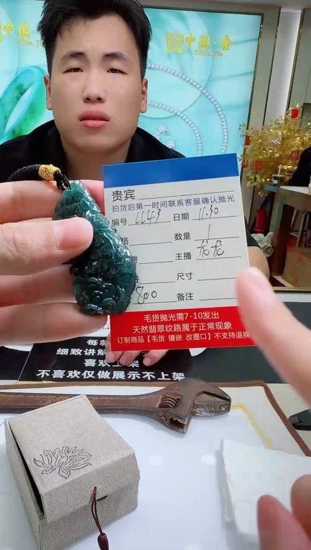 未镶嵌定制翡翠LL43翡翠吊坠-多样性发其一