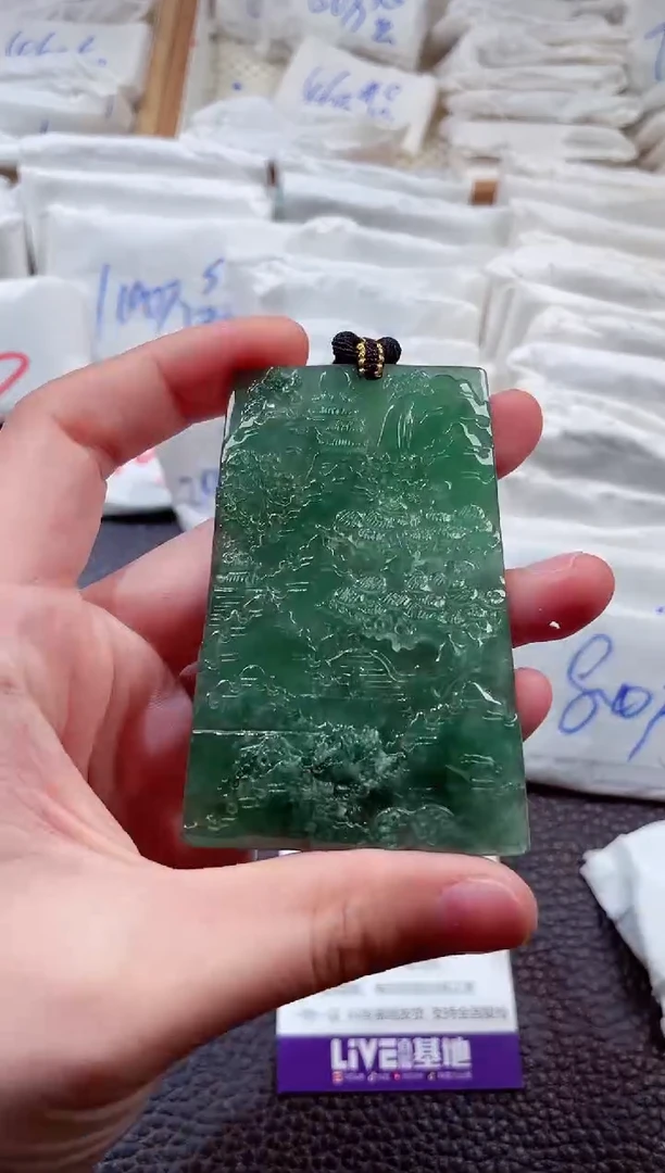 翡翠未镶嵌颈饰00004962