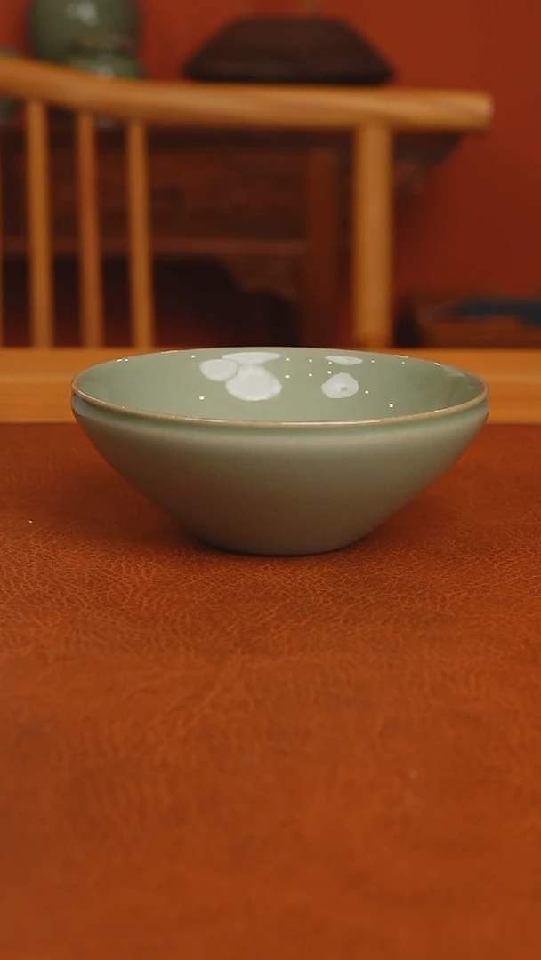 越窑秘色瓷束口钵全品
