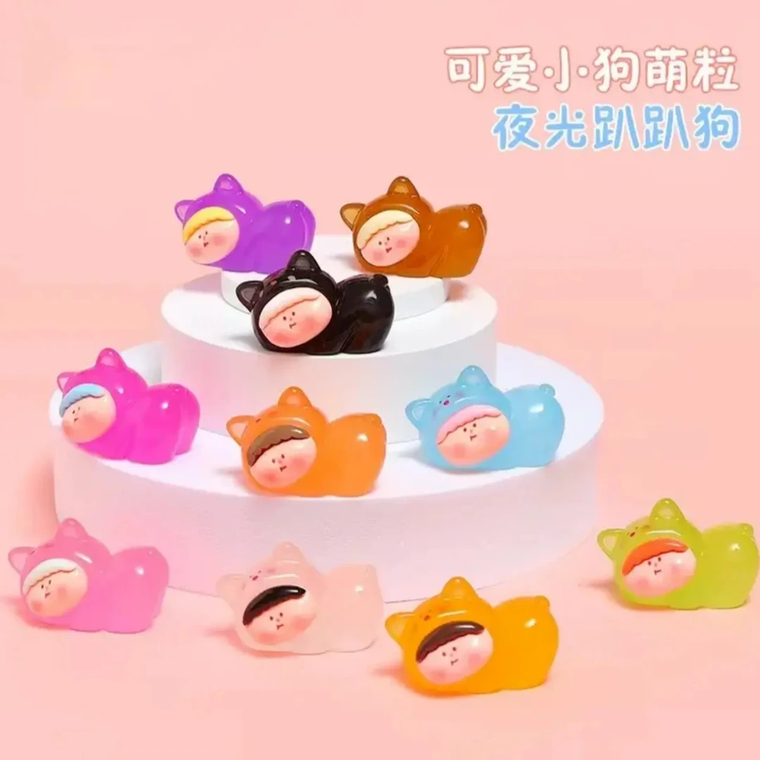 夜光趴趴熊莉莉丝diy树脂饰品家具摆件工艺品创意可爱