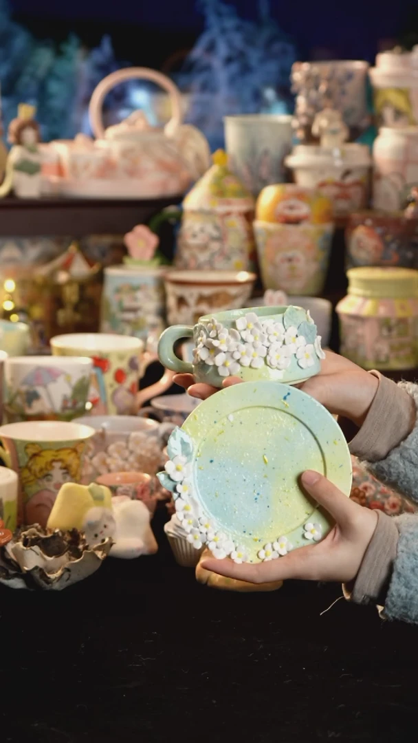 其他陶景德镇釉下彩手绘设计师款陶瓷