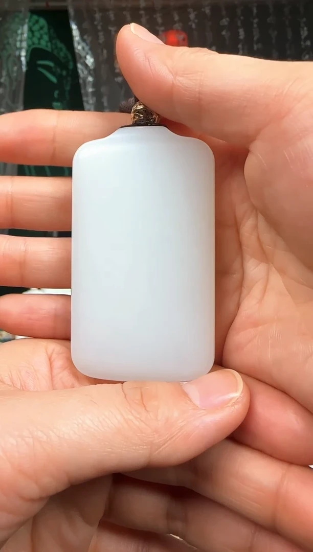 未镶嵌和田玉挂件滴*无事牌