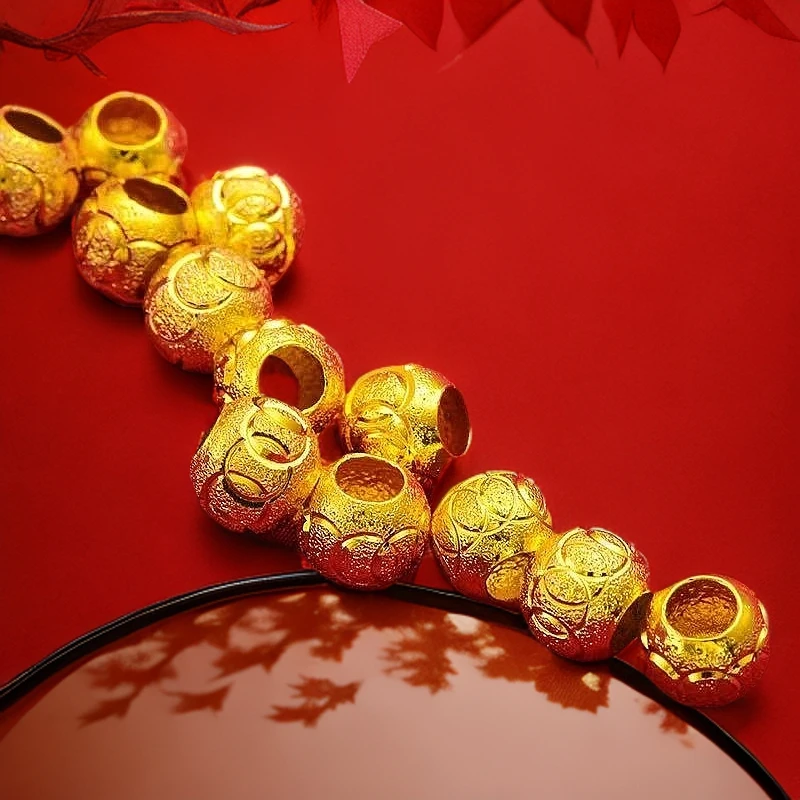 【小小】国潮风合金圆珠吊坠多样性发其一（ZL7153）满6颗赠合金链