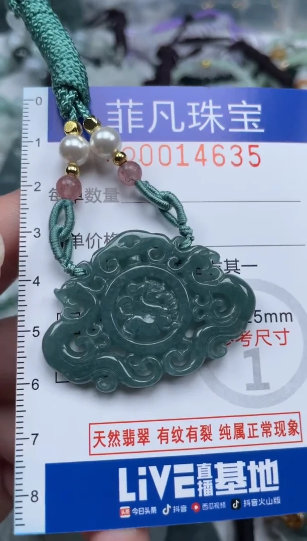 颈饰未镶嵌翡翠14635