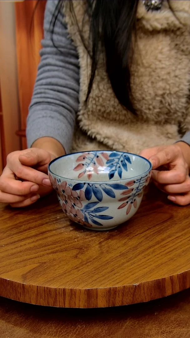 杯子陶景德镇手工手绘釉下彩陶瓷，微瑕冰裂釉