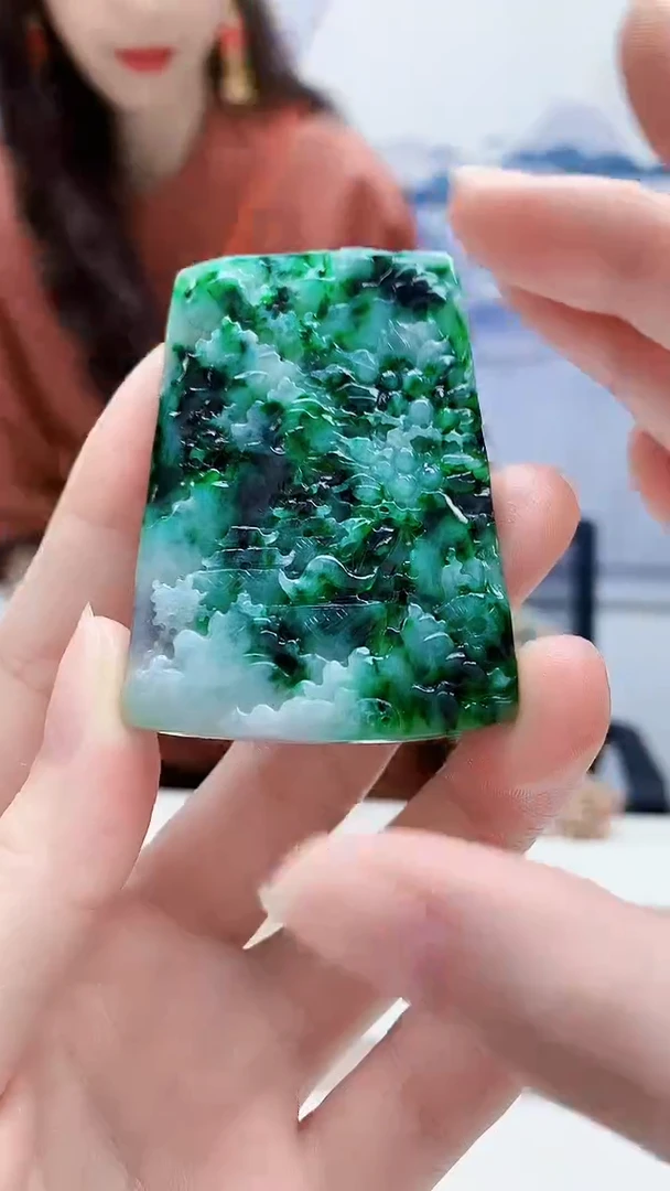 未镶嵌定制翡翠4829ry-毛货挂件51